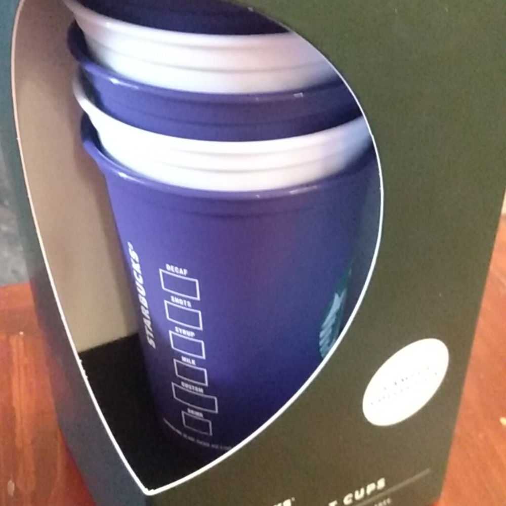 Brand New Limited Edition Starbucks Reusable Hot Cups Washington Huskies 6 - Picture 6 of 11